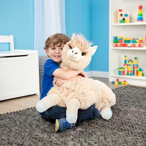 Melissa & Doug Melissa Doug Jumbo Llama Stuffed Plush Animal 26 Inches Tall