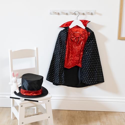 Melissa & Doug Melissa Doug unisex-children Magician Role Play Costume Set - Includes Hat