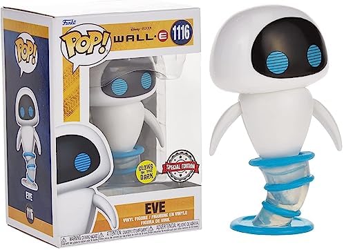Funko Pop Disney Wall-E - Eve Flying - Glow in The Dark - Vinyl Figure - - s - for and