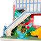 Melissa & Doug Melissa Doug GO Tots Wooden Schoolyard Tumble with 4 Disks - FSC Certified