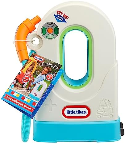 Little Tikes Cozy E-Charging Station with Interactive Lights Sounds for Pretend Play for