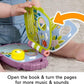 Fisher-Price Baby Toy Purple Monkey Musical Storybook with Lights Sounds for Infants