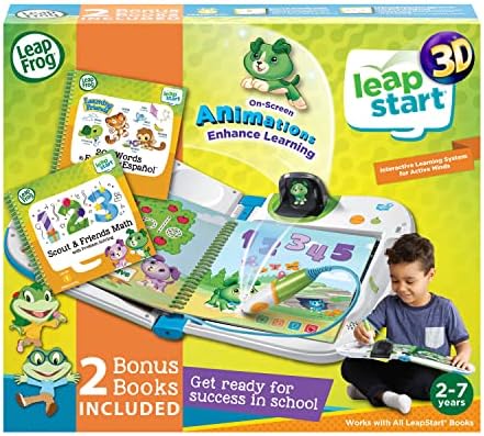 LeapFrog LeapStart 3D System 2 Book Combo Pack Learning Friends and Scout Friends Math