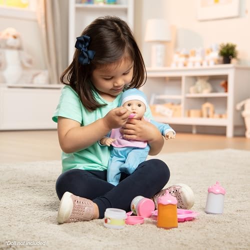 Melissa & Doug Melissa Doug Mine to Love Time to Eat Doll Feeding Set 8 pcs