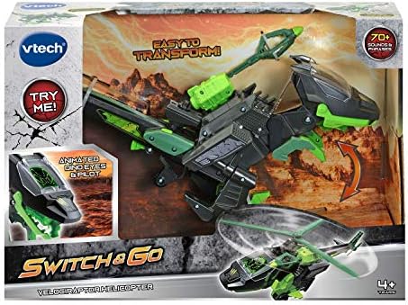 VTech Switch and Go - Velociraptor Helicopter