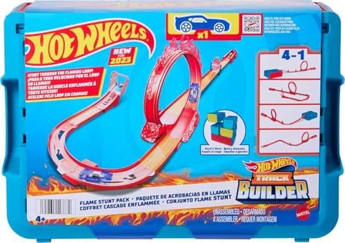 Hot Wheels Toy Car Track Set Track Builder Playset