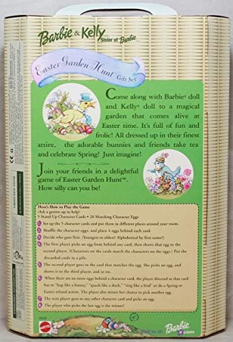 Mattel Barbie Kelly Easter Garden Hunt Gift Set 12 and 4 Figure includes the Easter