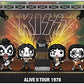 Funko Kiss Pack 4 Figurines POP Moments DLX Vinyl Alive II 1978 Tour 9 cm