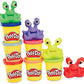 Play-Doh 0 Rocket Set with Moon Vehicle 8 Space and 10 Multi-Coloured