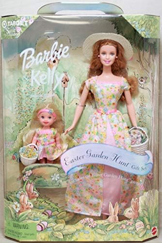 Mattel Barbie Kelly Easter Garden Hunt Gift Set 12 and 4 Figure includes the Easter