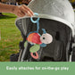 Fisher-Price Baby Stroller Toy Planet Friends Sea Me Bounce Turtle Plush