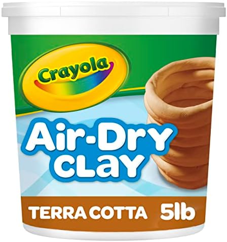 Crayola Air Dry Clay 5lbs Natural White Modeling Clay for Sculpting Material Bulk Craft