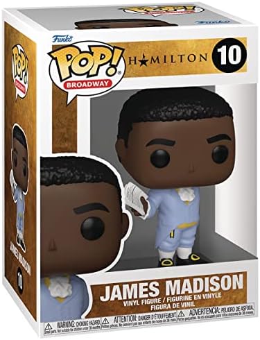 Funko POP Broadway Hamilton - James Madison Funko Vinyl Figure Bundled with Compatible