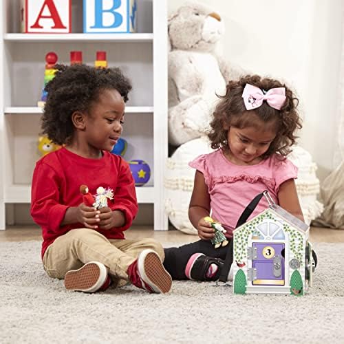 Melissa & Doug Melissa Doug Take-Along Wooden Doorbell Doll