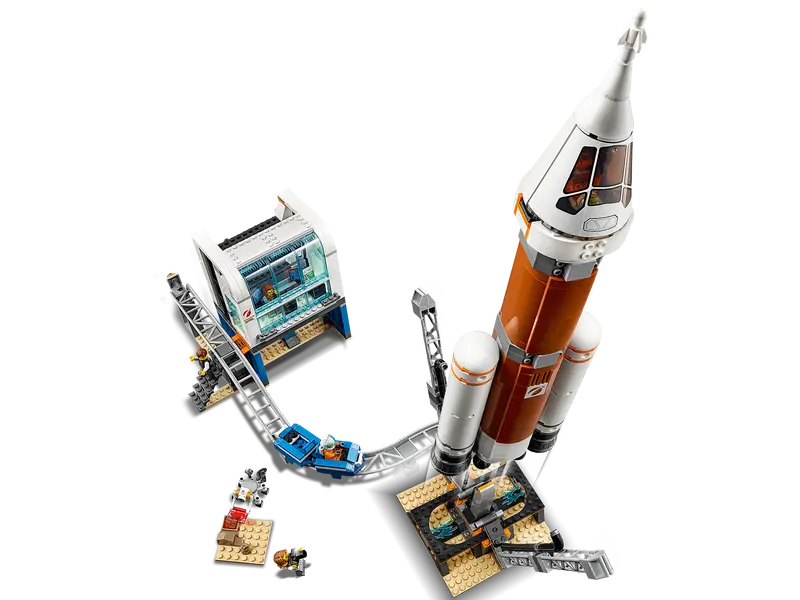 LEGO City Space Deep Space Rocket and Launch Control 60228 Model Rocket Building Kit with