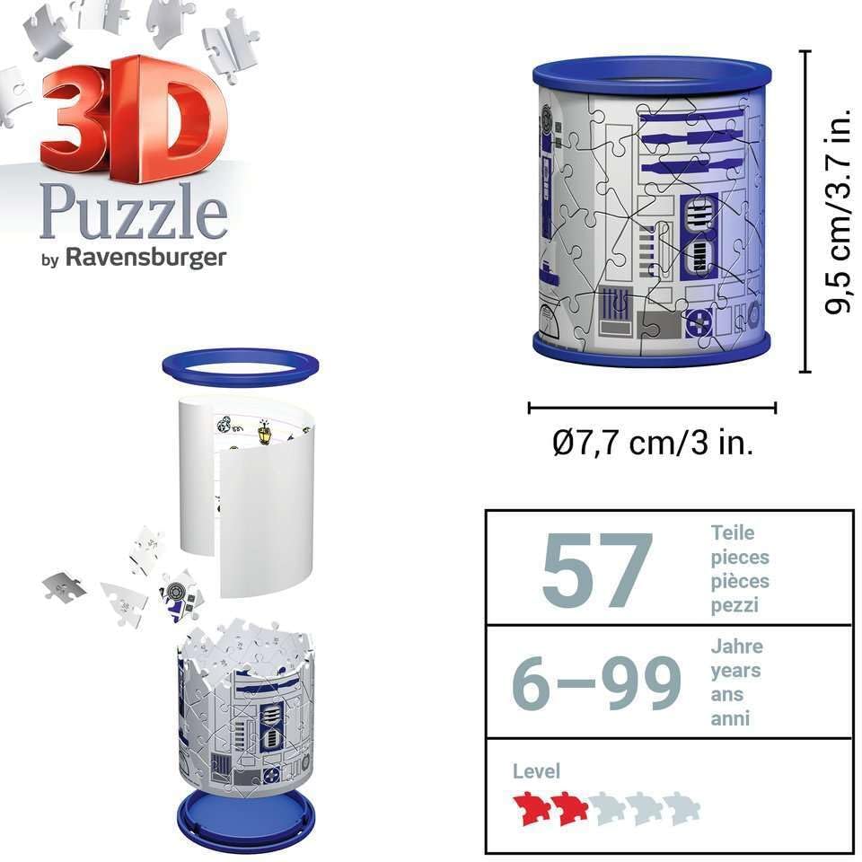 Star Wars Ravensburger 3D Puzzle Pencil Pot - – 3