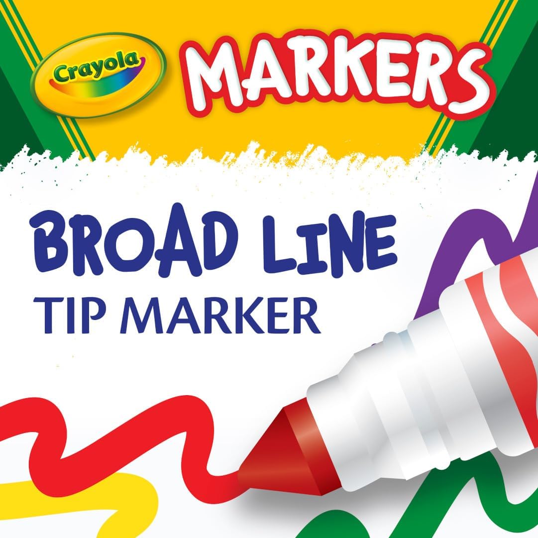 Crayola Broad Line Markers Classpack 256 Ct Bulk School Supplies For Teachers Markers For