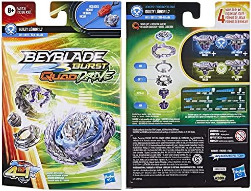 BEYBLADE Burst QuadDrive Wrath Cobra C7 Spinning Top Starter Pack - DefenseAttack Type