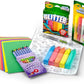 Crayola All That Glitters Art Case A" 50+ Pieces Glitter Crayons & Supplies – 50