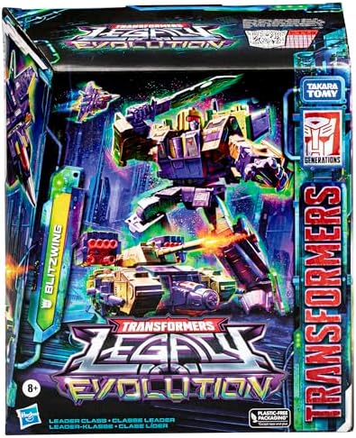 Transformers Legacy Evolution Leader Blitzwing Toy 7-inch Action Figure for Boys and