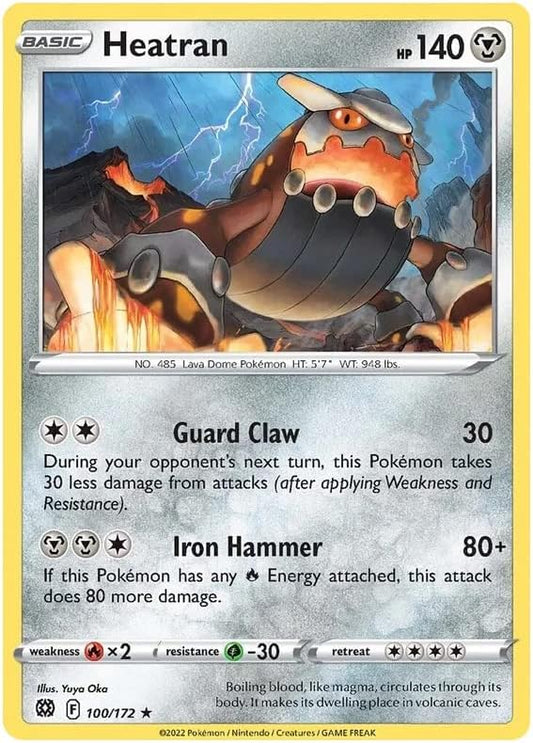 Pokemon Heatran - 100172 - Rare - Sword Shield Brilliant Stars