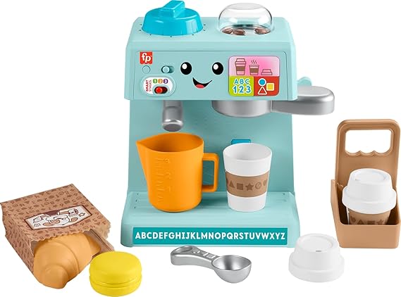 Fisher-Price Toddler Toy Laugh Learn Coffee Cafe Musical Playset