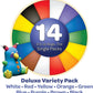 Crayola Model Magic Deluxe Variety Pack 14ct Air Dry Clay 7oz Bulk Modeling Clay