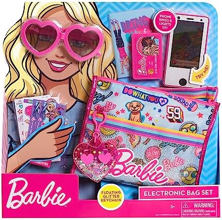 Barbie Electronic 10-Piece Purse Set for Ages 3 Up by Just Play