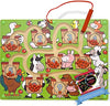 Melissa & Doug Number Maze Wooden Activity Board 1 Theme Compatible MD Scratch Fun