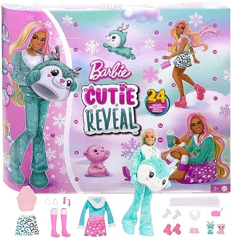 Barbie Cutie Reveal Advent Calendar Doll