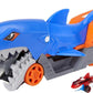 Hot Wheels Shark Chomp Transporter A" Playset & Storage for 1:64 Cars – 1