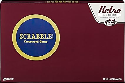 Hasbro Gaming Retro Series Scrabble 1949 Edition Board Game Amazon