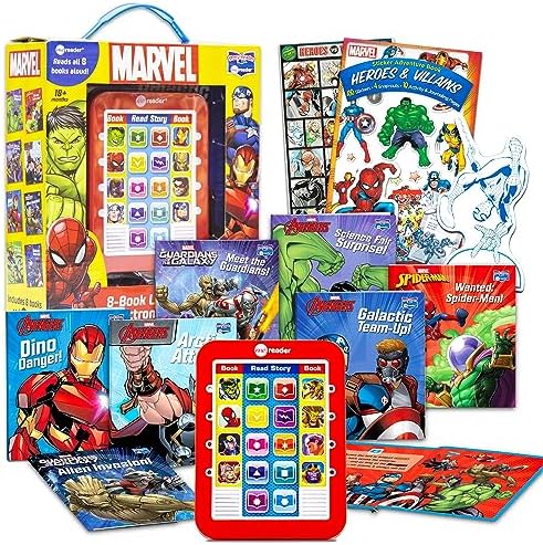 Marvel Superheroes Me Reader Electronic Reader 8 Book Bundle Avengers for Toddlers