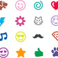 Crayola Emoji Pip Squeaks Washable Markers 16ct Toddler Mini Stamper Marker Set Coloring