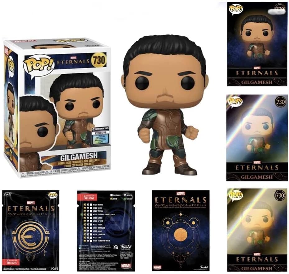 Funko Pop Marvel Eternals 730 Gilgamesh Vinyl Figure with Card Entertainment Earth
