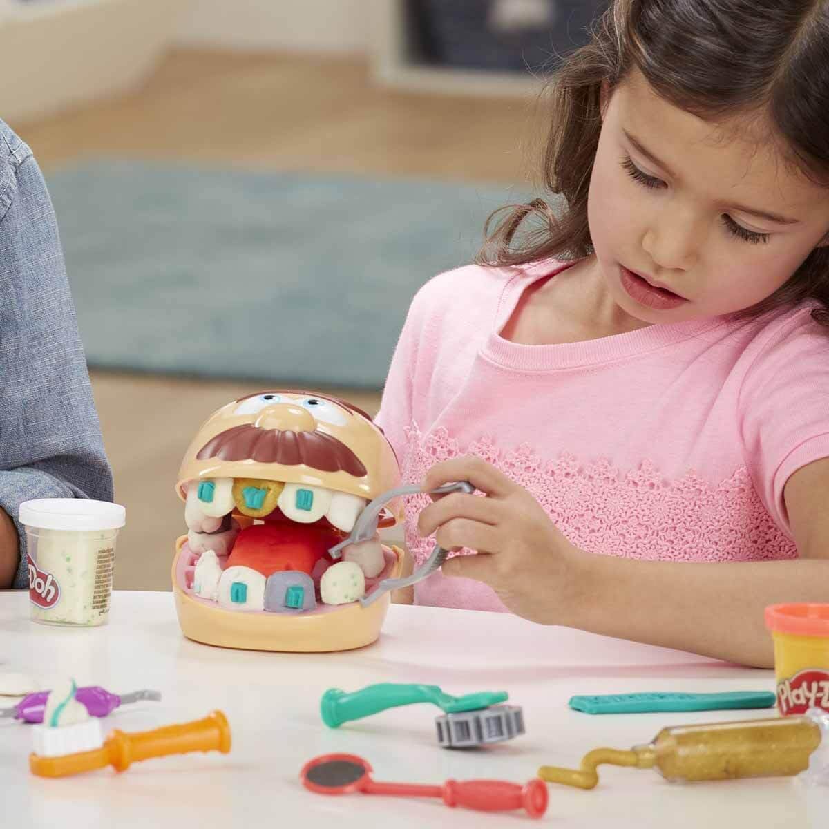 Play-Doh Drill 'n Fill Dentist Toy for 3 Years and Up with Cavity and Metallic Colored