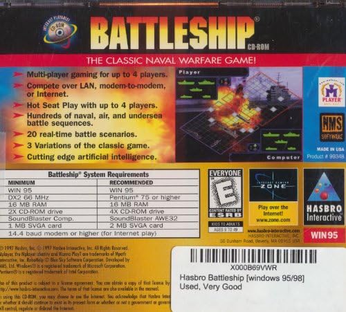 Hasbro Battleship windows 9598