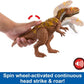 Mattel Jurassic World Wild Roar Dinosaur Toy with Sound Attack Move Megalosaurus Posable