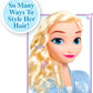 Disney Elsa Styling Head A" 18-Piece Set with Wear & Share Accessories Blonde Hair – 18