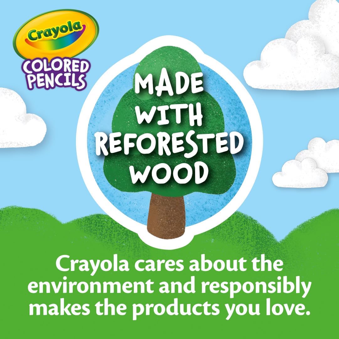 Crayola Colored Pencils 36ct Pencils Set Arts Crafts Supplies Coloring Book Pencils Gifts