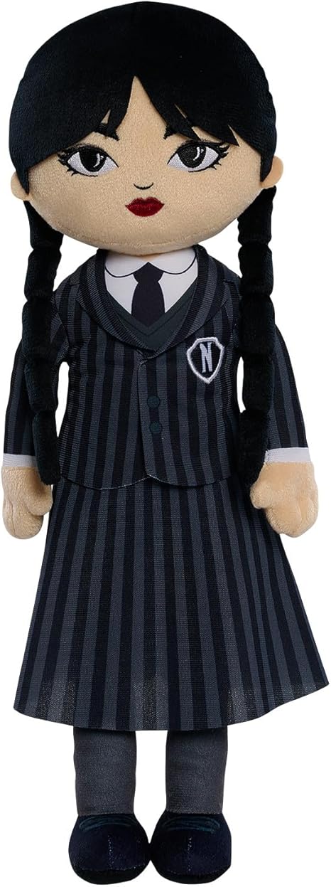 Just Play Wednesday Large 15.5-inch Plush Doll for Ages 3 Up