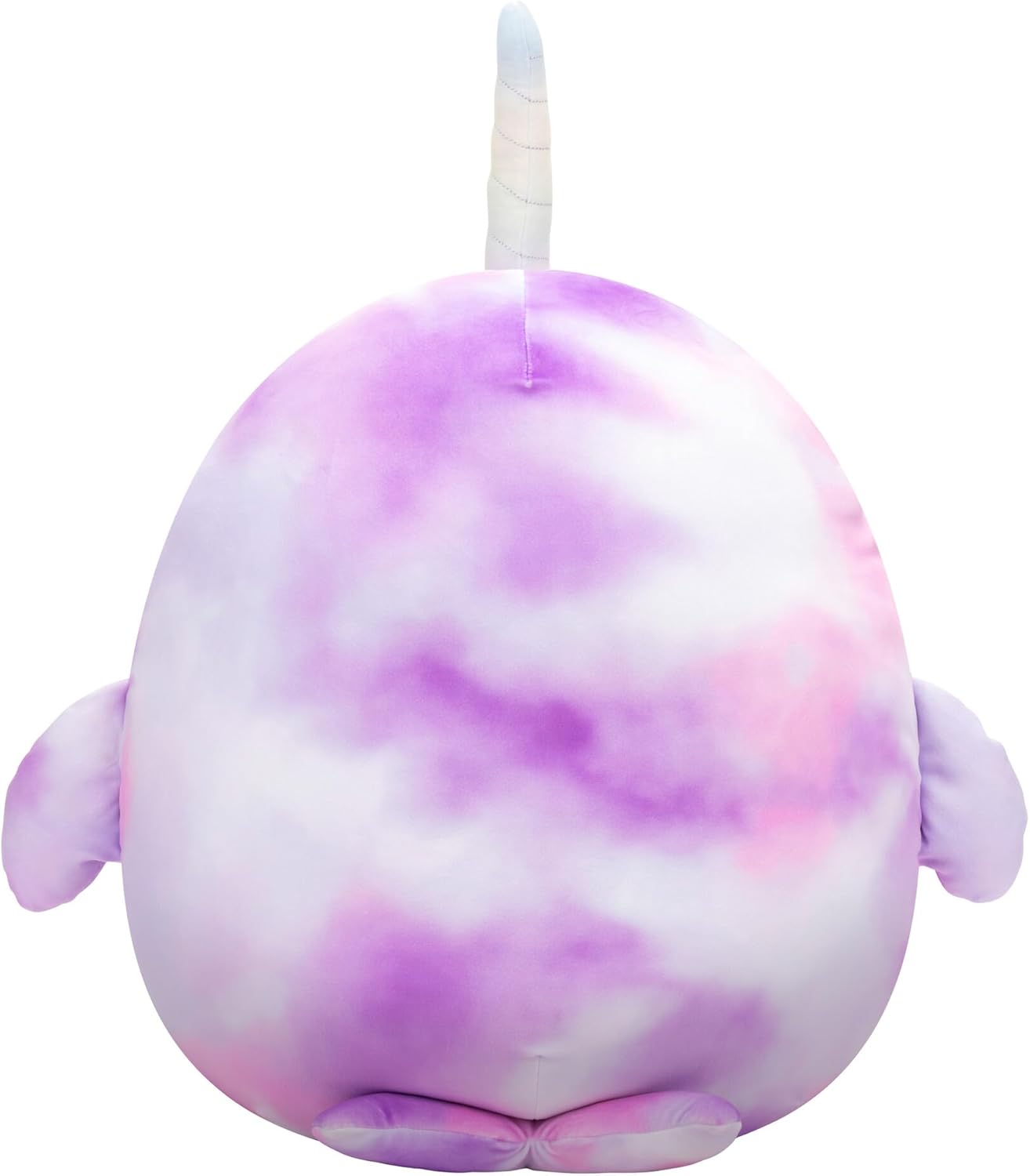 Squishmallows Original 20-Inch Nabila Purple Tie-Dye Narwhal - Official Jazwares Jumbo Plush