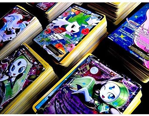 Pokemon TCG 100 Card LOT Rare COMUNC Holo Guaranteed EX MEGA OR Full Art
