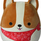 Squishmallows Original 12-Inch Reginald Corgi with Red Bandana A" Soft & Cuddly Official Plush – 12