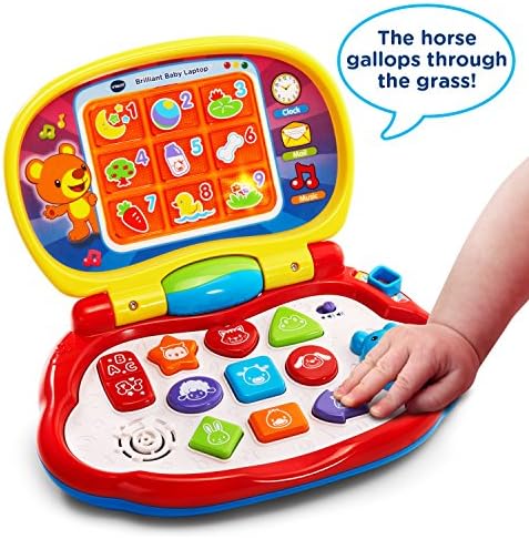VTech Brilliant Baby Laptop Red