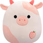 Squishmallows Original 14-Inch Lilaz Peach Cow - Official Jazwares Plush Large