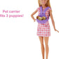 Barbie Doll Pets Set Blonde with Mommy Dog 3 Newborn Puppies with Color-Change Feature Pet