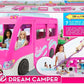 Barbie Camper Playset DreamCamper Toy Vehicle with 60 Doll-Sized Accessories Including Furniture Pool & 30-inch Slide – 60