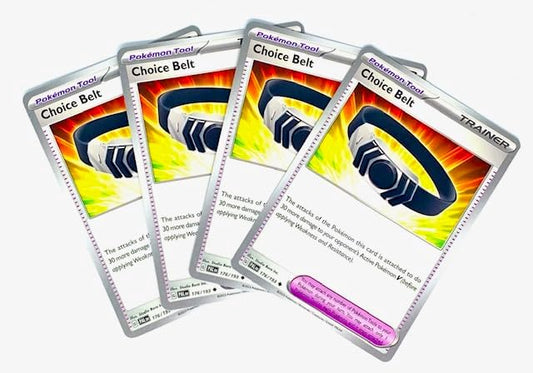 Pokemon Choice Belt 176193 - Paldea Evolved - Pokemon Supporter Trainer Card Set - Playset