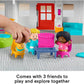 Fisher-Price Little People Toddler Learning Toy Friends Together Play House Set with